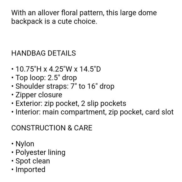 ❌❌SOLD❌❌ Backpack - Picture 7 of 7